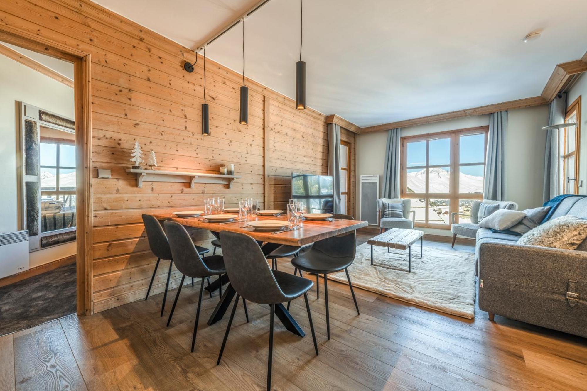 Appt Renove, 6 Personnes Arc 1950 Vue Exceptionnelle Montblanc, Sauna, Hammam, Piscine Int Et Ext Les Arcs  Екстериор снимка