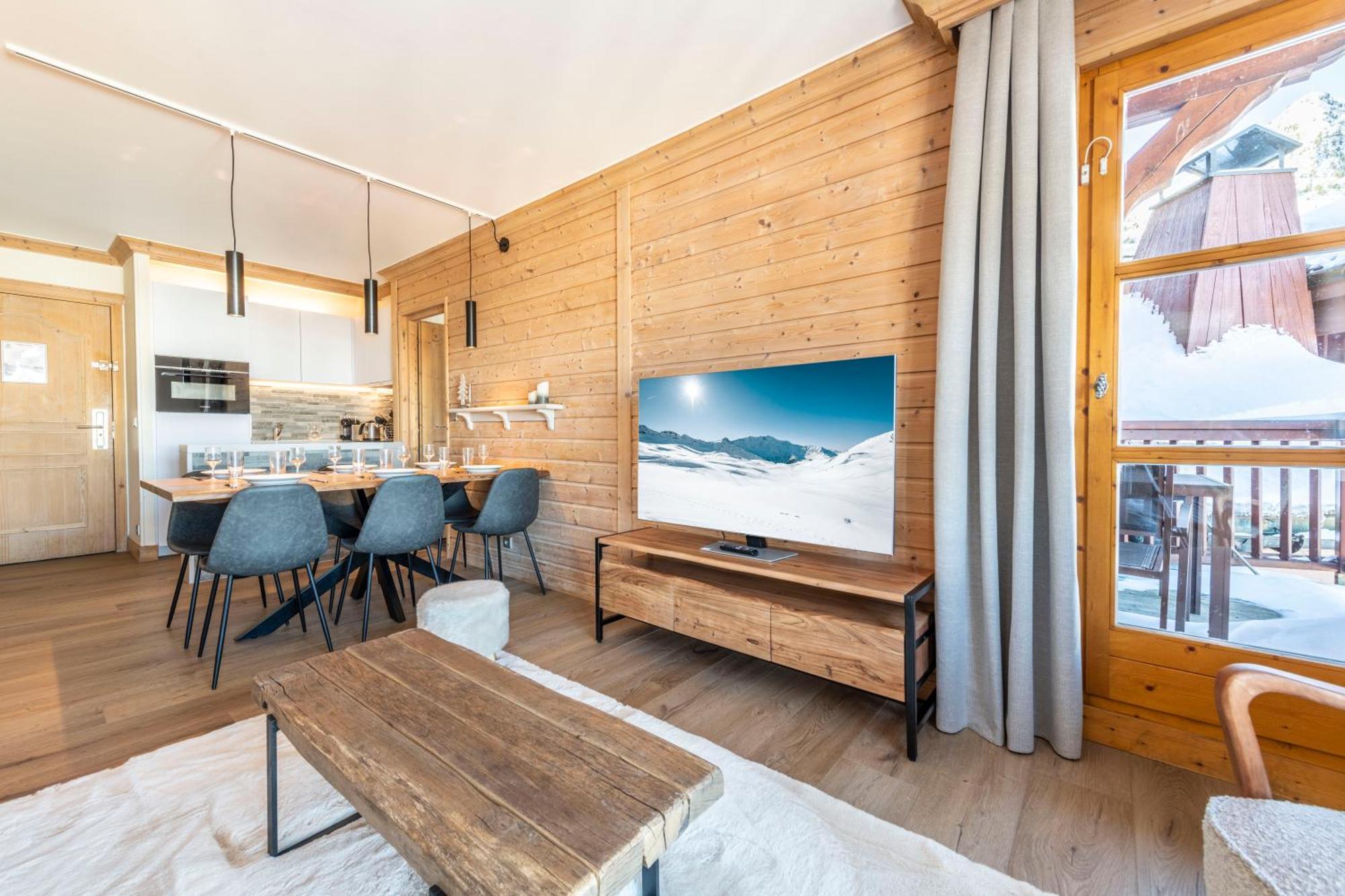 Appt Renove, 6 Personnes Arc 1950 Vue Exceptionnelle Montblanc, Sauna, Hammam, Piscine Int Et Ext Les Arcs  Екстериор снимка